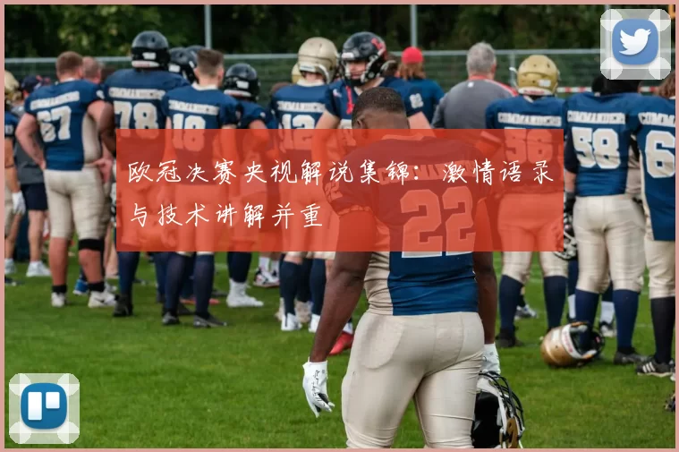 欧冠决赛央视解说集锦：激情语录与技术讲解并重