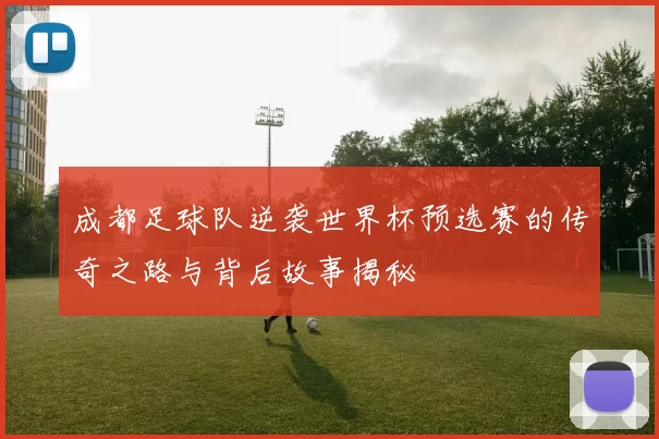 成都足球队逆袭世界杯预选赛的传奇之路与背后故事揭秘